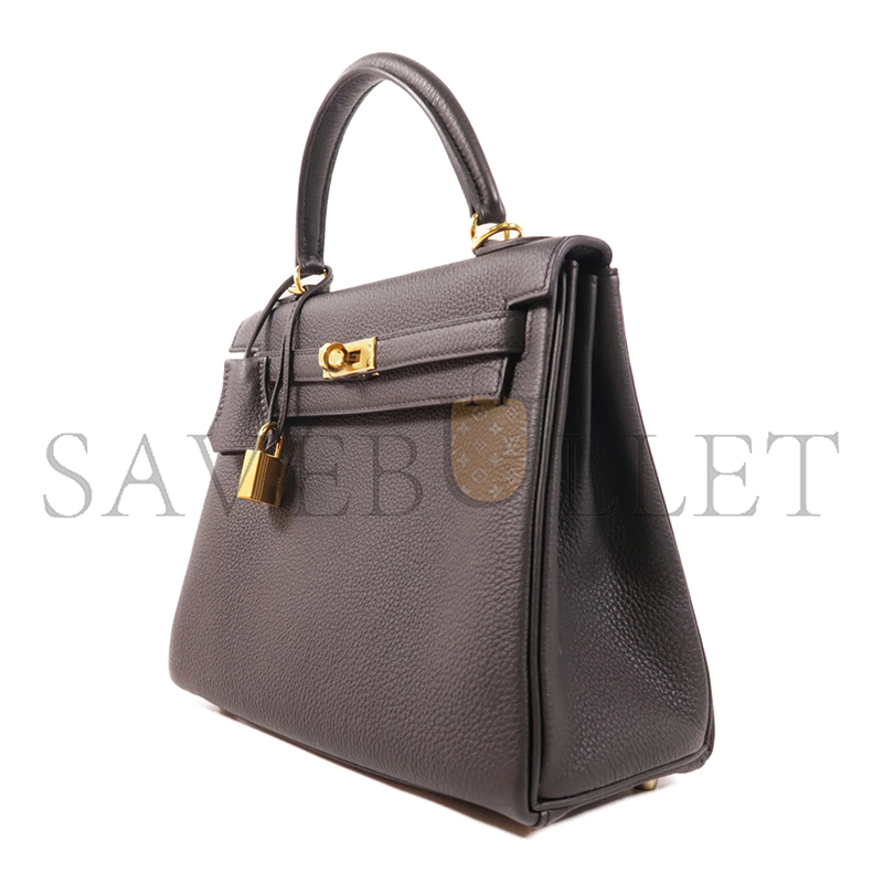 HERMES KELLY 25 TOGO GOLD HARDWARE (25*17*7cm)